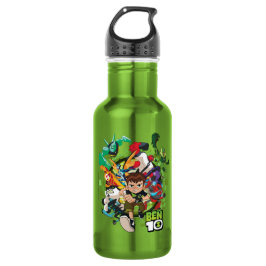 Botella De Agua Gráfico Ben 10 Alien Rush