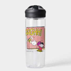 Botella De Agua Gráfico cómico de Charlie Brown y Lucy