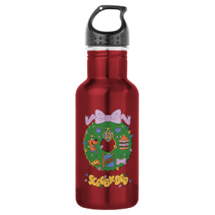 Botella De Agua Gráfico de corona de snacks navideños de Scooby-Do