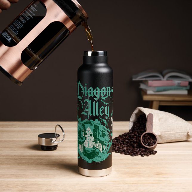 Botella De Agua Gráfico de época DIAGON ALLEY™ (Café)