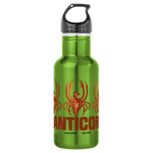 Botella De Agua Gráfico de la cosecha de manticores de bebés