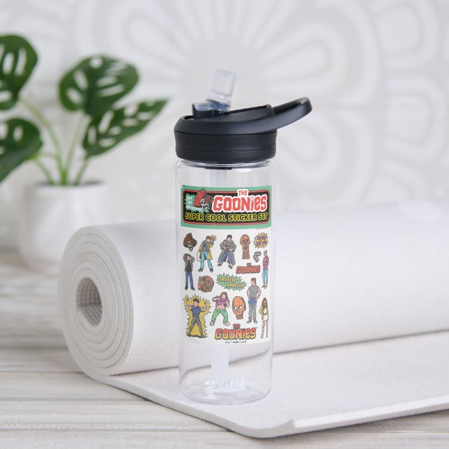 Botella De Agua Gráfico de la hoja de Pegatinas retro de Goonies (Yoga)