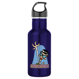 Botella De Agua Gráfico de nombre de carácter de Mandark