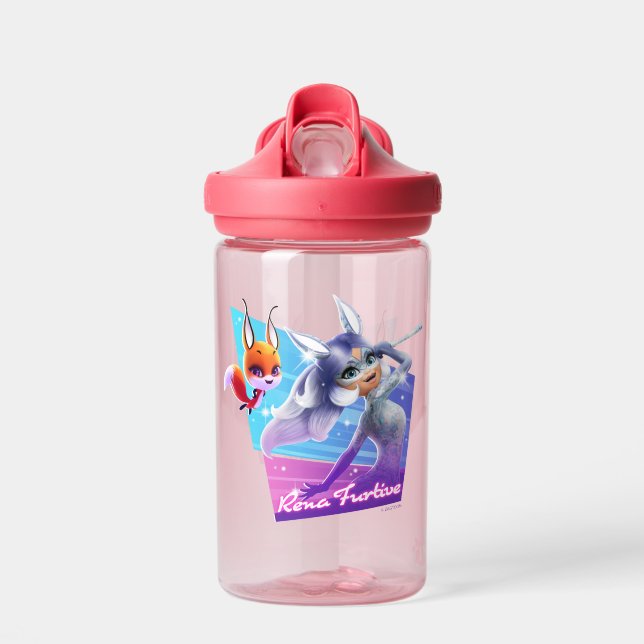 Botella De Agua Gráfico de Rena Furtive (Delante)