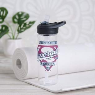 Botella De Agua Gráfico de superchica Metropolis Sports Athletics