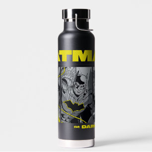 Botella De Agua Gráfico de tres paneles de comic Batman