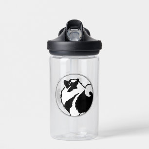 Botella De Agua Gráficos de Keeshond - Arte de perro original lind