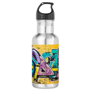 Botella De Agua Grafiti, Grundarfjordur, Islandia