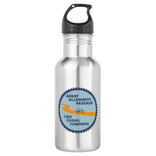 Botella De Agua Gran Allegheny Passage C&O Canal Chain Ring