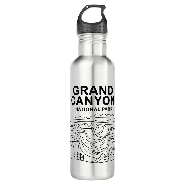 Botella De Agua Gran Cañón Parque Nacional de Arte (Anverso)