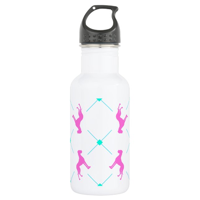 Botella De Agua Gran Danés elegante (Anverso)
