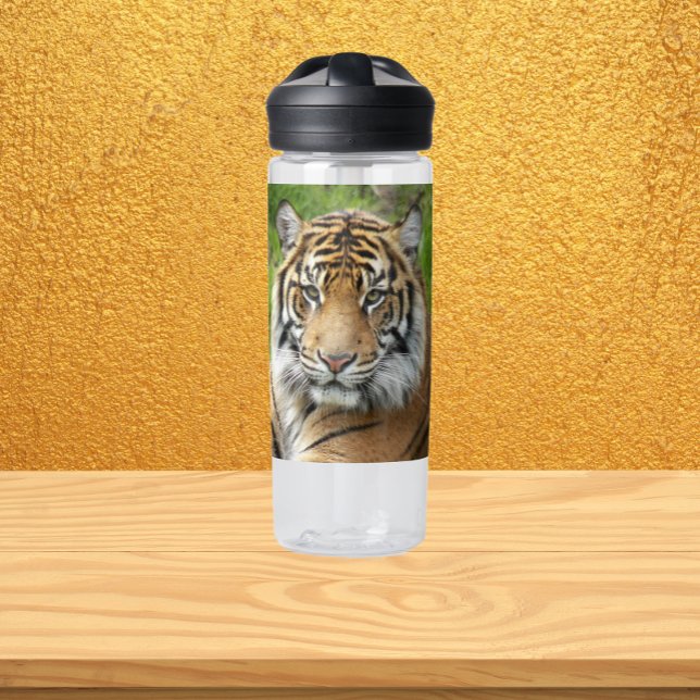 Botella De Agua Gran Gato Foto de Tigre de Sumatra (In Situ Table)