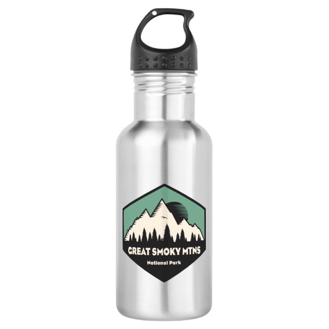Botella De Agua Gran Parque Nacional de las Montañas Smoky (Anverso)