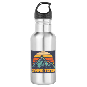 Botella De Agua Grand Teton Retro Turquesa
