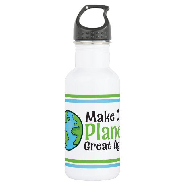 Botella de agua grande del planeta (Anverso)