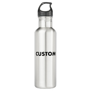 Botella de agua grande personalizada en acero inox