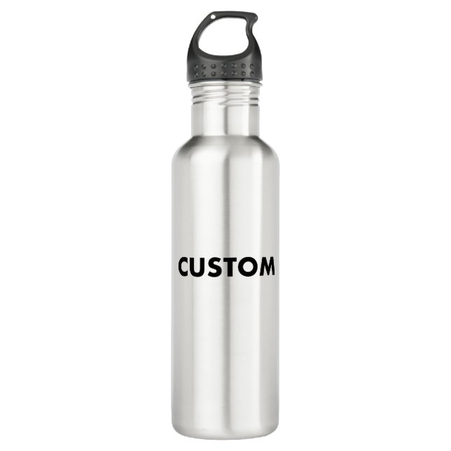 Botella de agua grande personalizada en acero inox (Anverso)