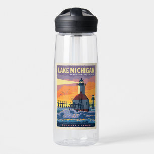 Botella De Agua Grandes Lagos   Lago Michigan