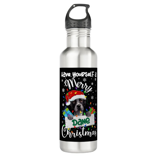 Botella De Agua Grandes Navidades daneses Fiesta Grandes regalos d (Anverso)