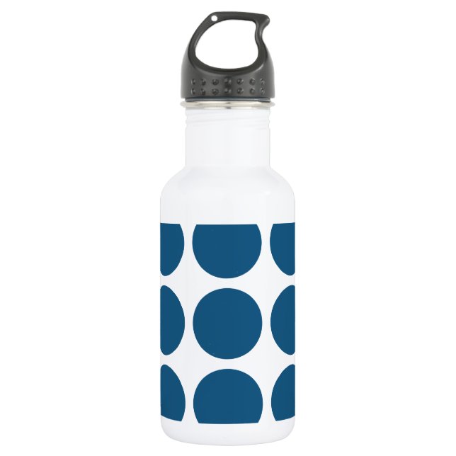 Botella De Agua Grandes puntos de polka (Anverso)