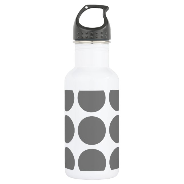 Botella De Agua Grandes puntos de polka (Anverso)