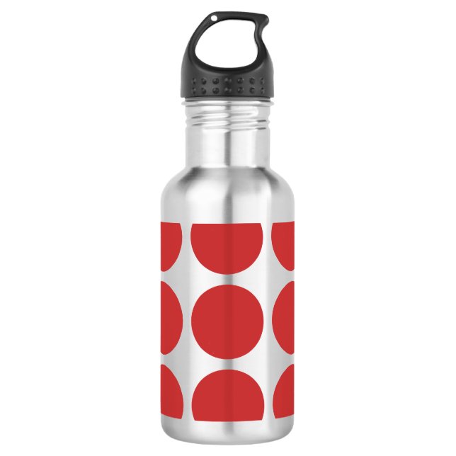 Botella De Agua Grandes puntos de polka (Anverso)