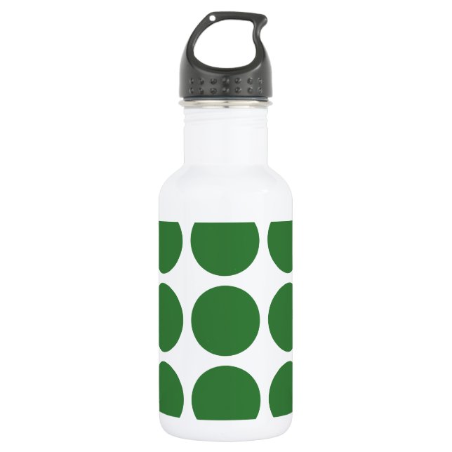 Botella De Agua Grandes puntos de polka (Anverso)