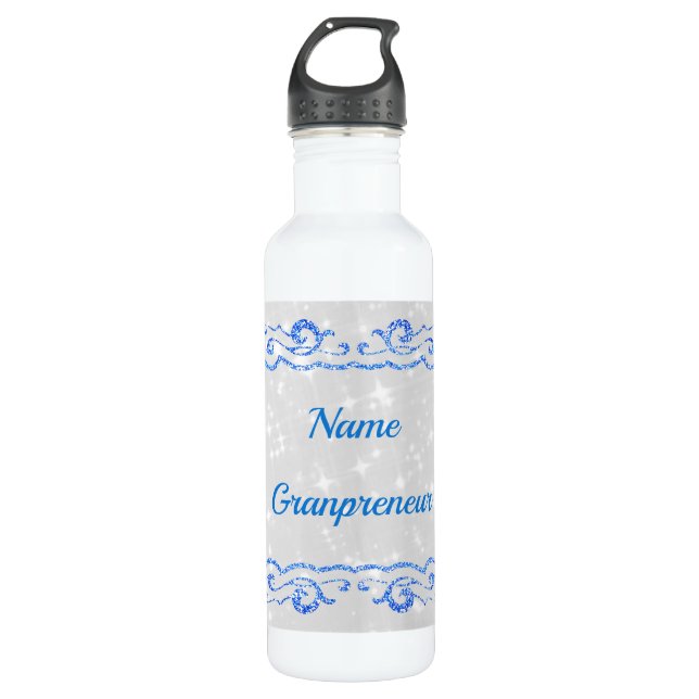 Botella De Agua Granpreneur personalizado (Anverso)