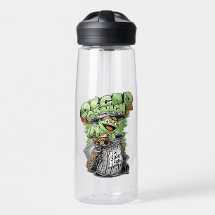 Botella De Agua Green Garbage Monster 