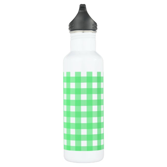 Botella De Agua Green gingham (Derecha)