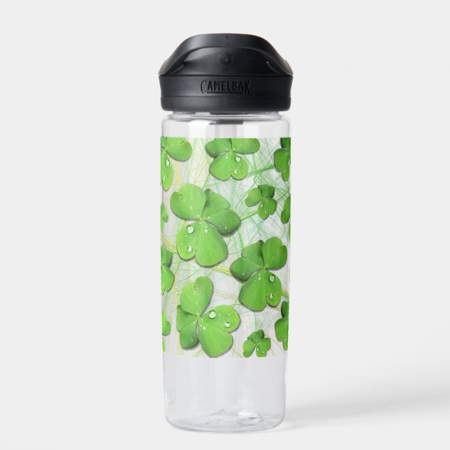 Botella De Agua Green Shamrock St Patrick's iPhone 5 Funda-Mate (Atrás)