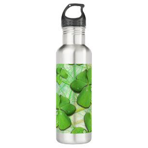 Botella De Agua Green Shamrock St Patrick's iPhone 5 Funda-Mate