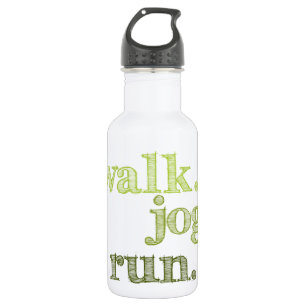 Botella De Agua GREEN WALK JOG RUN (fuente SHADED)