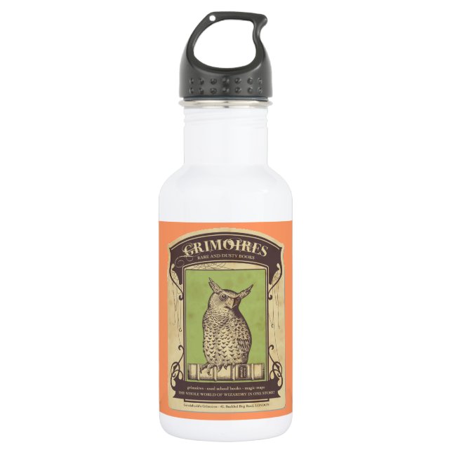 Botella De Agua Grimoires Owl (Anverso)