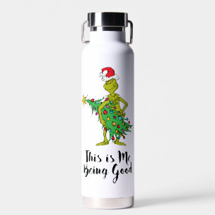 Botella De Agua Grinch clásico   Ridículo