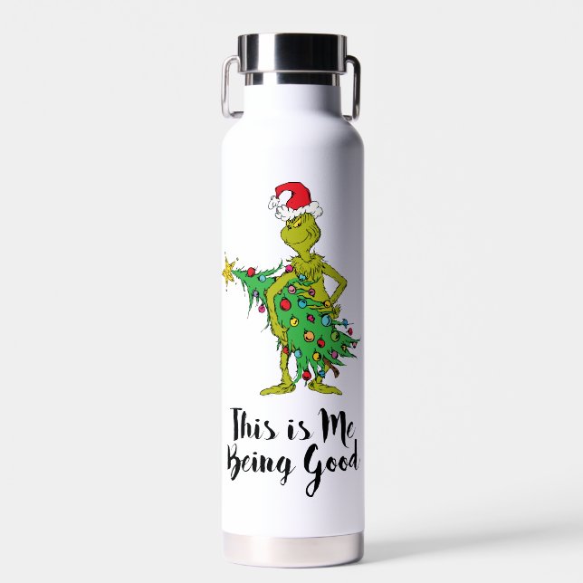 Botella De Agua Grinch clásico | Ridículo (Delantero)