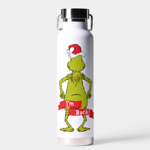 Botella De Agua Grinch   Estoy de vuelta