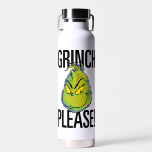 Botella De Agua Grinch Malhumorado   Grinch Divertido Por favor, c