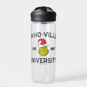 Botella De Agua Grinch   Universidad de Who-ville Est 1957