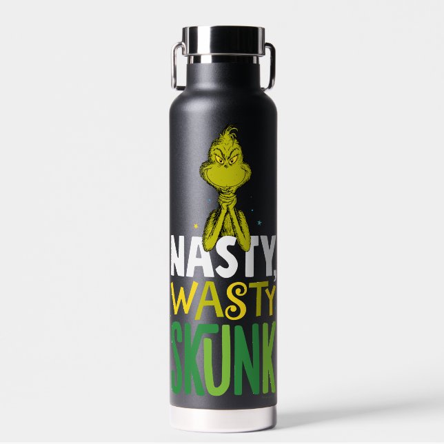 Botella De Agua Grinch | Zorrino Asqueroso Sucio (Delantero)