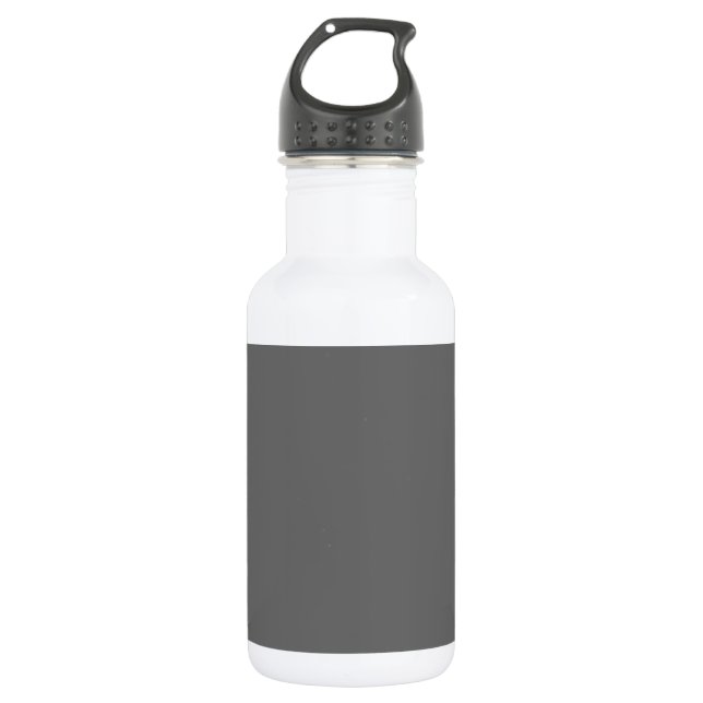 Botella De Agua Gris Opaco (Anverso)