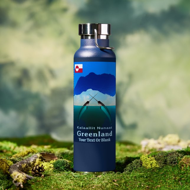 Botella De Agua Groenlandia - Narval (Al aire libre (girado))