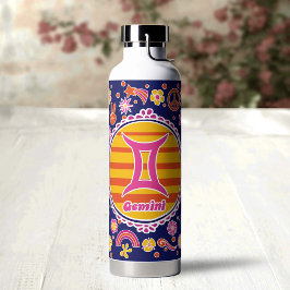 Botella De Agua Groovy Gemini Custom