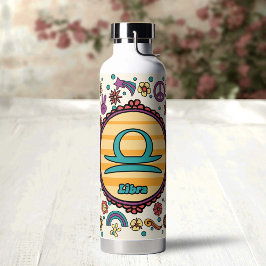Botella De Agua Groovy Libra Personalizado