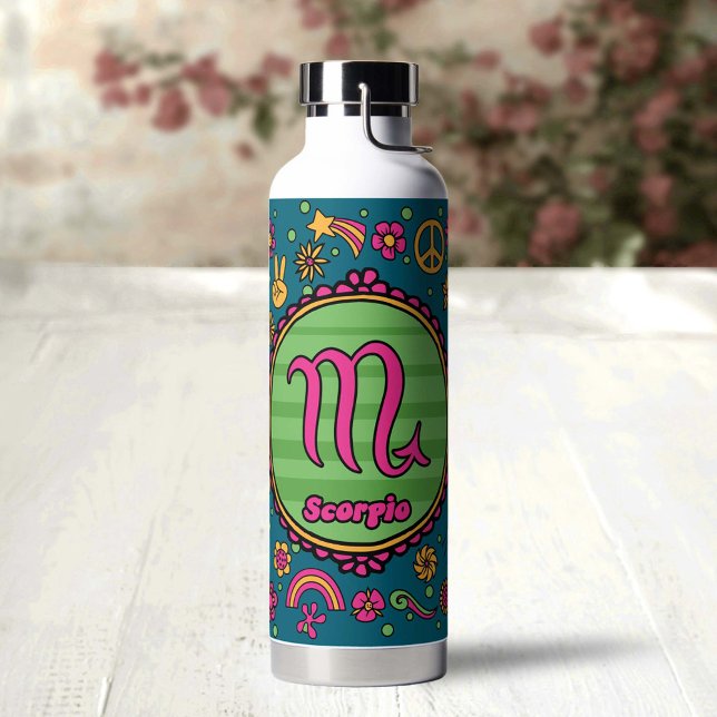 Botella De Agua Groovy Scorpio Personalizado (Subido por el creador)