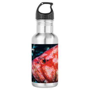 Botella De Agua Grouper y el camarón más limpio