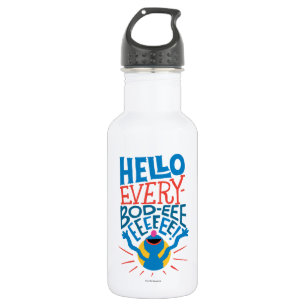 Botella De Agua Grover Hello