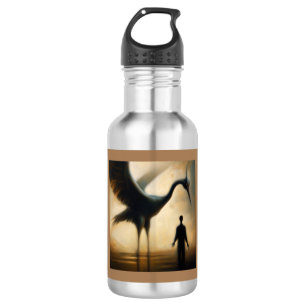 Botella De Agua Grúa animal espiritual 2