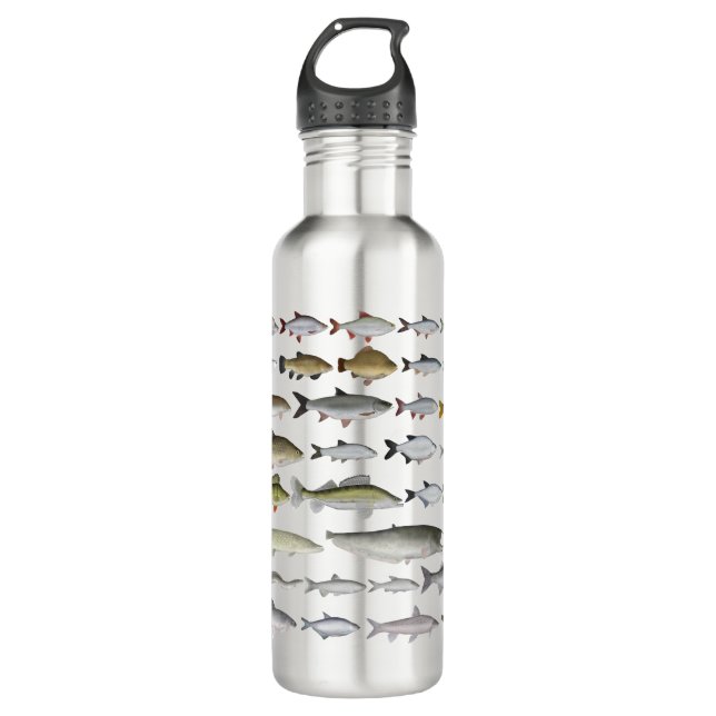 Botella De Agua Grupo Europeo de Pescado de Agua Dulce (Anverso)