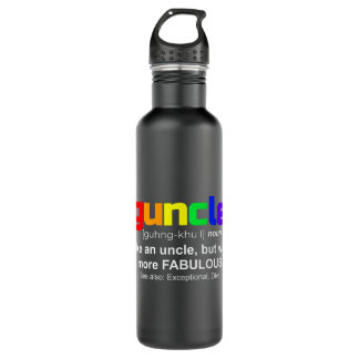 Botella De Agua Gtío regalo por homosexual Tee del orgullo LGBT